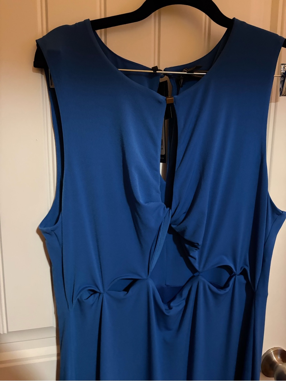 BCBG Royal Blue Sleeveless Midi Dress - Picture 5 of 5
